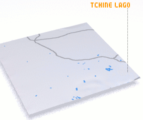 3d view of Lago Tchine